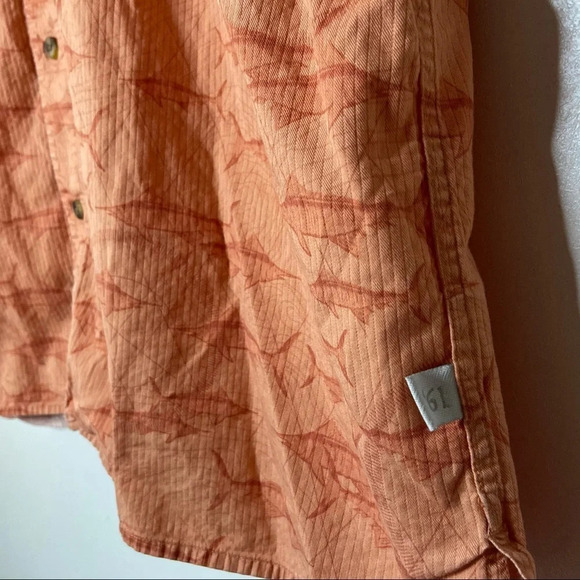 100% Cotton Fishing Shirt 100% Cotton Outdoors Button Up Lightweight Size XL Reg - Picture 2 of 10